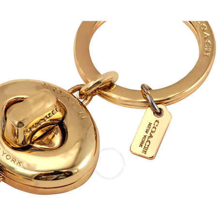 Coach Ladies Keyfobs Gold Co Mti Trnlk Vlt Kf 63074 GLD