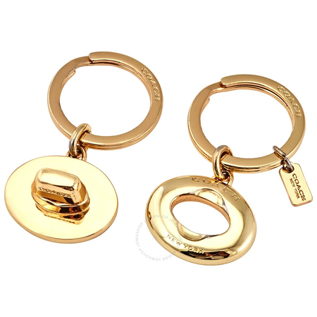 Coach Ladies Keyfobs Gold Co Mti Trnlk Vlt Kf 63074 GLD