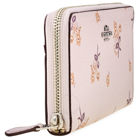 Coach Ladies Zip Around Wallet Leather Ice Pink Flrl Bw Acc Zip 29969 SVNIX