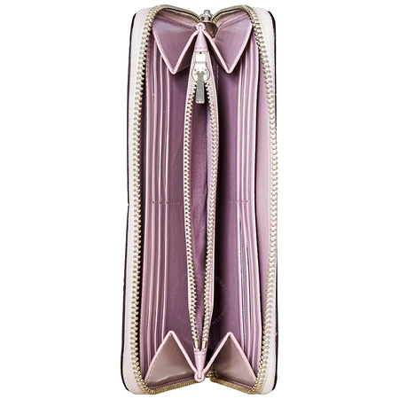 Coach Ladies Zip Around Wallet Leather Ice Pink Flrl Bw Acc Zip 29969 SVNIX