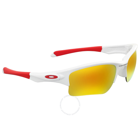 Oakley Quarter Jacket Fire Iridium Sport Youth Fit Sunglasses OO9200-920003-61