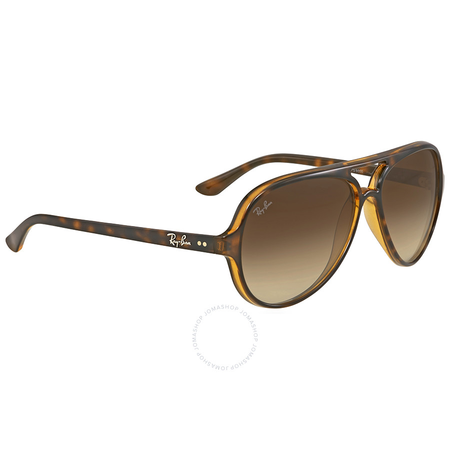 Ray Ban Cats 5000 Classic Tortoise Aviator Sunglasses RB4125 710/51 59
