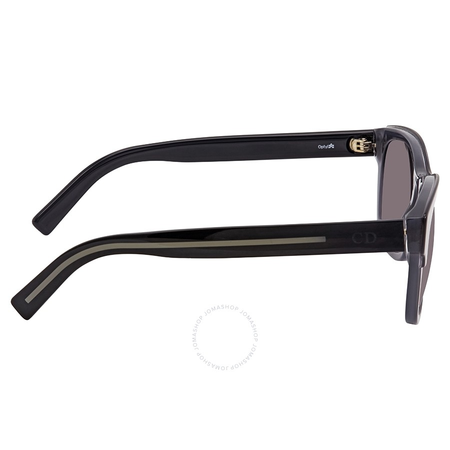 Dior Blacktie Grey Smoke Wayfarer Men's Sunglasses BLACKTIE196S L0954Y1 52 BLACKTIE196S L0954Y1 52