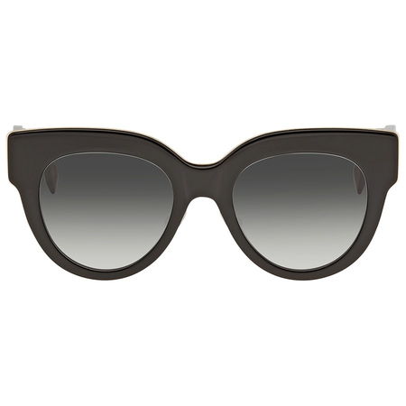 Fendi Fendi F is Fendi Grey Blue Shaded Butterfly Ladies Sunglasses FF0360GS8079O51 FF0360GS8079O51