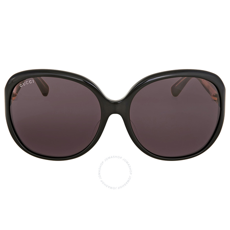 Gucci Black Round Sunglasses GG0080SK GG0080SK 001 61