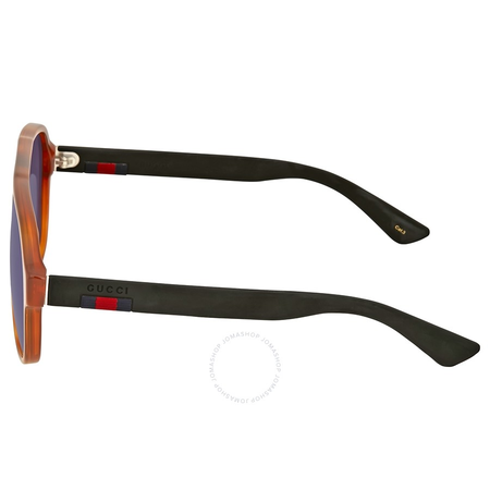 Gucci Havana Aviator Sunglasses GG0009S-002 59