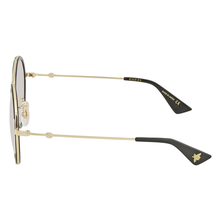 Gucci Pink Round Ladies Sunglasses GG0061S 006 56
