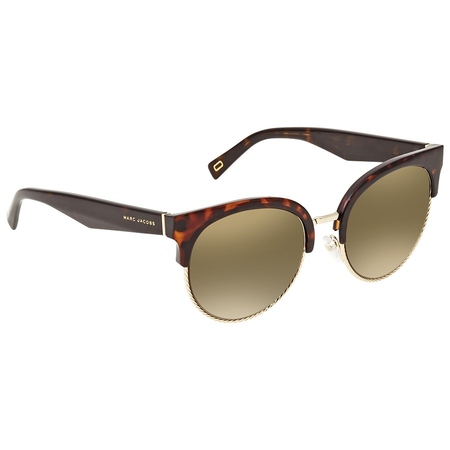 Marc Jacobs Marc Jacobs Brown Gold Browline Ladies Sunglasses MARC170S008654 MARC170S008654