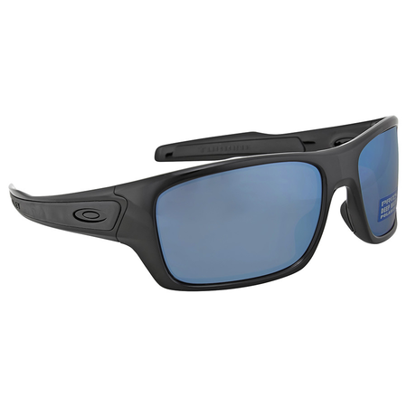 Oakley Turbine Prizm Deep Water Polarized Sunglasses- Polished Black OO9263-926314-63