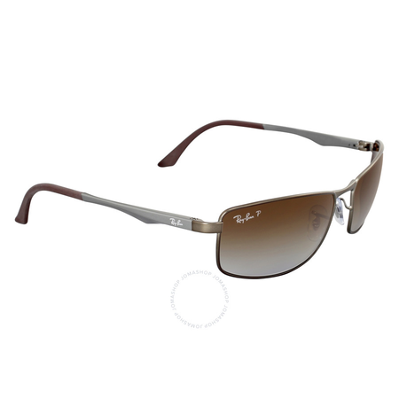 Ray Ban Ray-Ban Active Polarized Brown Gradient Sunglasses RB3498 029/T5 61 RB3498 029/T5 61