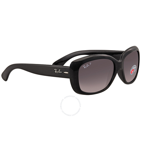 Ray Ban Jackie OHH Grey Gradient Rectangular Ladies Sunglasses RB4101 601/T3 58 RB4101 601/T3 58