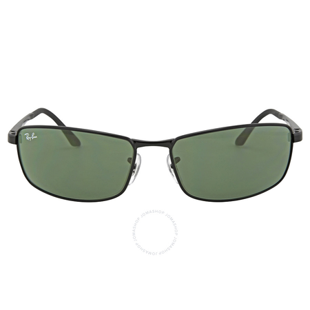 Ray Ban RB3498 Green Classic Sunglasses RB3498 002/71 61-17 RB3498 002/71 61-17