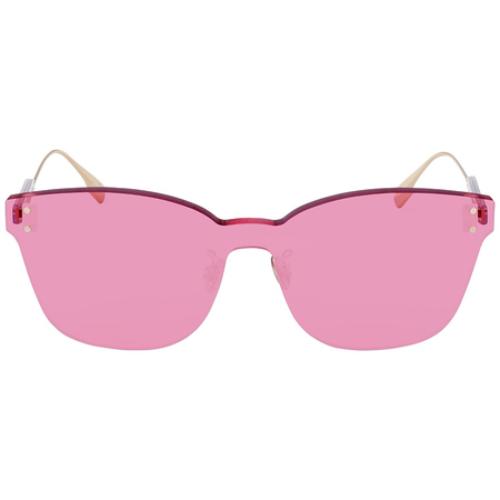 Dior Pink Shield Ladies Sunglasses DIORCOLORQUAKE2MU1