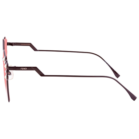 Fendi Fendi Can Eye Pink Shaded Geometric Ladies Sunglasses FF0261S0T73X57 FF0261S0T73X57