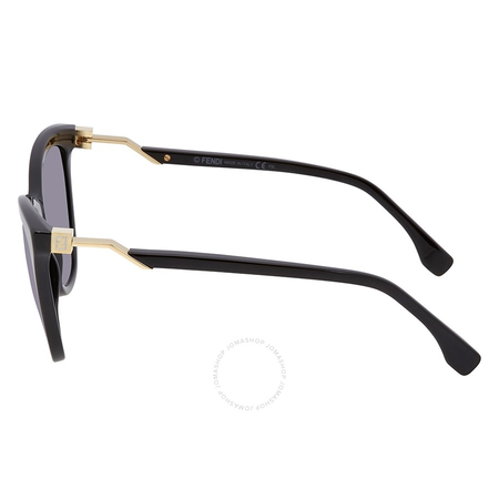 Fendi Grey Gradient Cat Eye Ladies Sunglasses FE-FF0200S 807 55