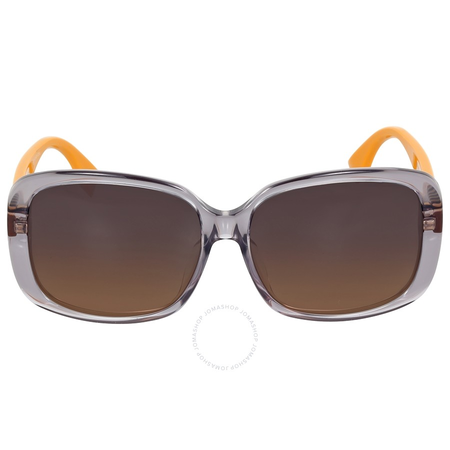 Fendi Pequin Oversize Grey Ochre Asia Fit Sunglasses FF 0071/F/S MQE\R4