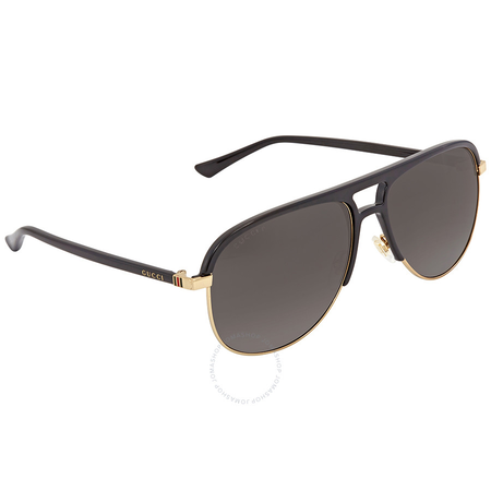 Gucci Grey Aviator Sunglasses GG0292S-002 60 GG0292S-002 60