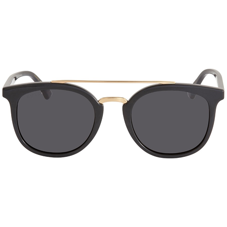 Gucci Gucci Grey Geometric Unisex Sunglasses GG0403S 001 51 GG0403S 001 51