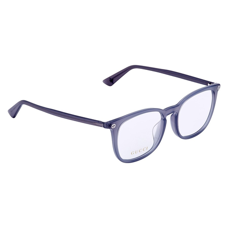 Gucci Grey Rectangular Ladies Eyeglasses GG0122OA008