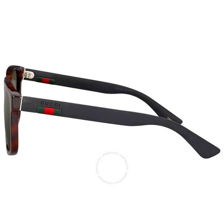Gucci Square Dark Havana Sunglasses GG0010S00658