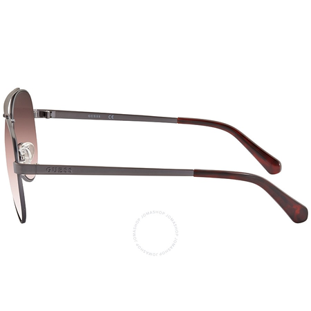 Guess Brown Gradient Aviator Unisex Sunglasses GU691809F59