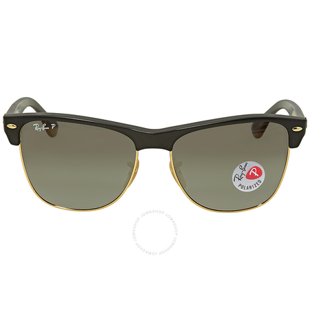 Ray Ban Clubmaster Grey Gradient Square Polarized Men's Sunglasses RB4175 877/M3 57 RB4175 877/M3 57