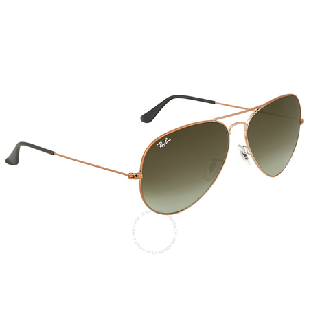 Ray Ban Green Gradient Aviator Sunglasses RB3026 9002A6 62