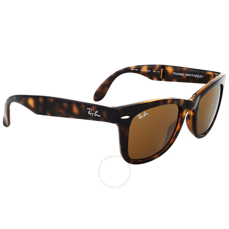 Ray Ban Rayban Folding Wayfarer Light Havana Tortoise  Resin Sunglasses RB4105 710 50-22