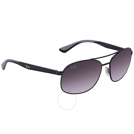 Ray Ban RayBan RB3593 Grey Gradient Square Sunglasses RB3593 002/8G58