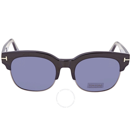 Tom Ford Harry Gradient Blue Square Men's Sunglasses FT0597-01V