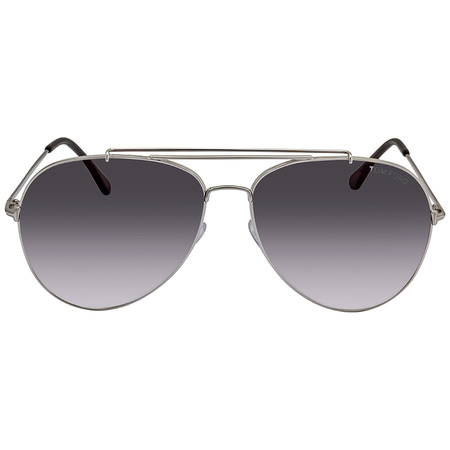 Tom Ford Indiana Gradient Smoke Unisex Sunglasses FT0497-18B-60