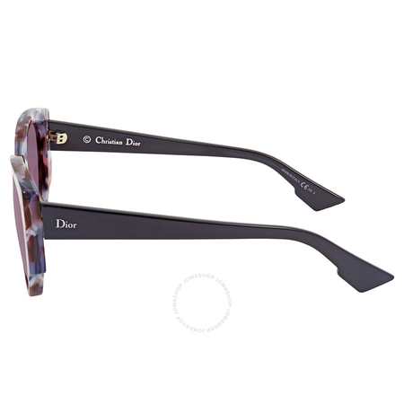 Dior Dark Purple Round Sunglasses DIOR NIGHT 1/S 0RJA DIOR NIGHT 1/S 0RJA