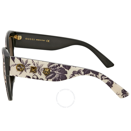 Gucci Brown Gradient Square Sunglasses GG0059S 004 55 GG0059S 004 55