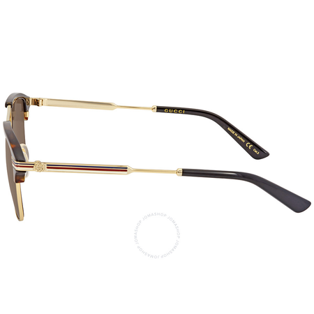 Gucci Brown Square Sunglasses GG0241S 003 54 GG0241S 003 54