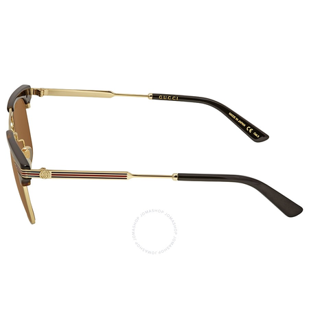 Gucci Brown Square Sunglasses GG0287S 003 52 GG0287S 003 52