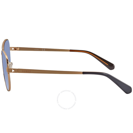 Guess Blue Square Men's Sunglasses GU520132X56
