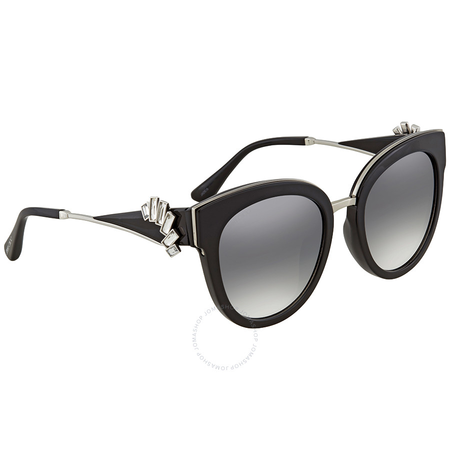 Jimmy Choo Silver Mirror Cat Eye Ladies Sunglasses JADE/S 53FU 53 JADE/S 53FU 53