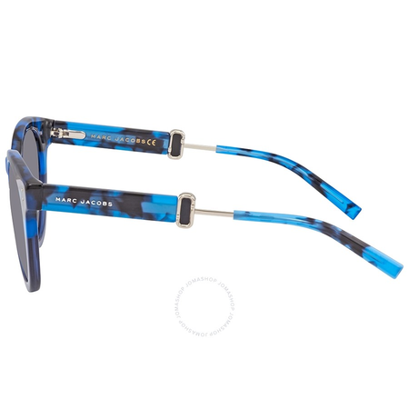 Marc Jacobs Round Blue Havana Sunglasses MARC 129/S 0U1T 50 MARC 129/S 0U1T 50