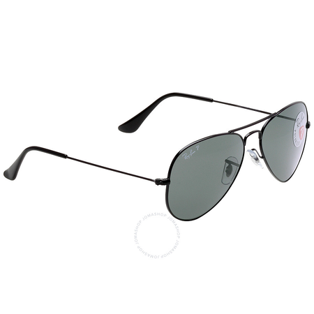 Ray Ban Aviator Classic Polarized Green Classic G-15 Sunglasses RB3025 002/58 55 RB3025 002/58 55