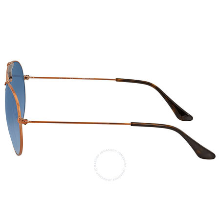 Ray Ban Light Blue Degraded Round Sunglasses RB3540 90353F 56 RB3540 90353F 56