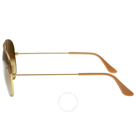 Ray Ban RayBan Aviator Gold Brown Gradient 58mm Unisex Sunglasses 11285 RB3025 112/85 58-14