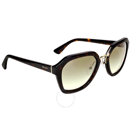 Prada Catwalk Tortoise Sunglasses PR PR 25RS-2AU4M1-55