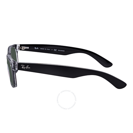 Ray Ban New Wayfarer Classic Polarized Green Sunglasses RB2132 605258 52