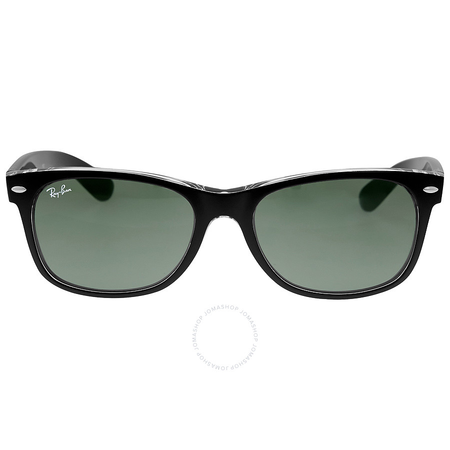 Ray Ban New Wayfarer Green Classic G-15 Sunglasses RB2132 6052 55