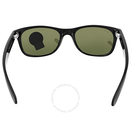 Ray Ban Ray-Ban New Wayfarer G-15 Black Nylon 52mm Sunglasses 2132-901-52-18 RB2132 901 52-18