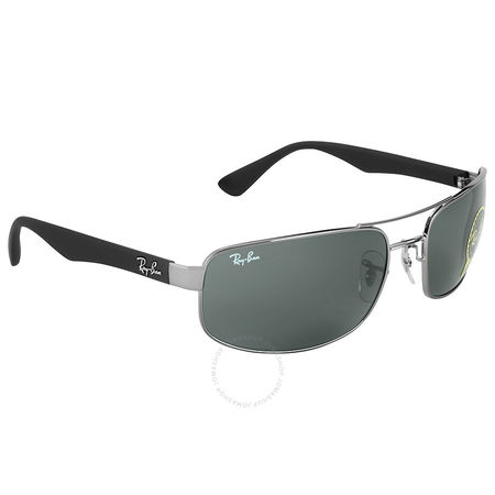 Ray Ban Ray-Ban Active Gunmetal Frame Green Lens Sunglasses RB3445 004 61 RB3445 004 61