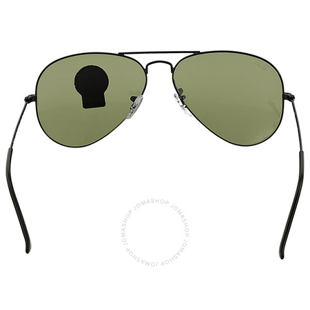 Ray Ban Ray-Ban Aviator Black/Green Sunglasses RB3025 RB3025 L2823 58-14