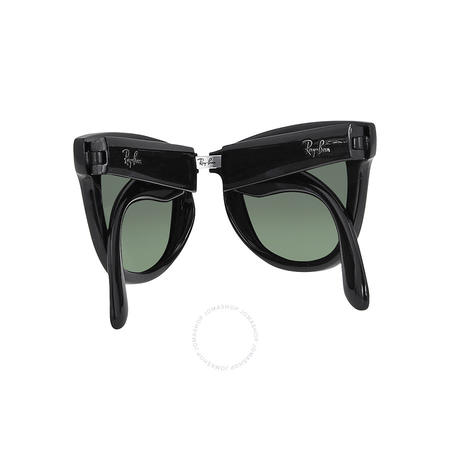 Ray Ban Rayban Folding Wayfarer Black Plastic 50mm Men's Sunglasses RB4105 601/58 50-22