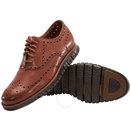 Cole Haan Men's Lace Up Brown Zerogrand Wingtip Oxford Size 8.5 C22395