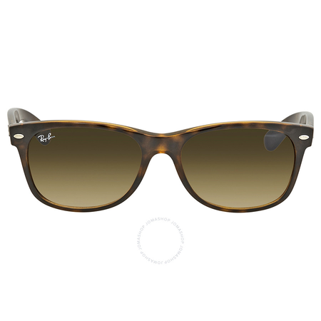 Ray Ban New Wayfarer Gold Sunglasses RB2132 710/51 55-16 RB2132 710/51 55-16